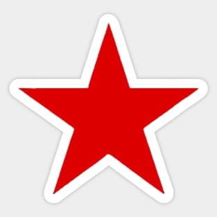 Red Star Sticker